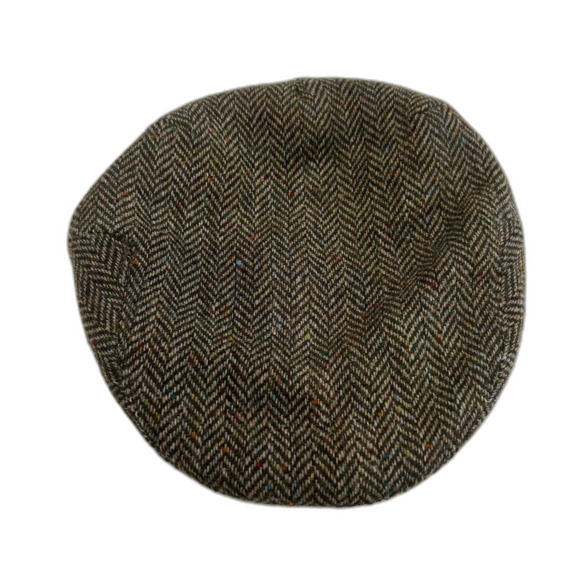 Jonathan Richard Newsboy Cap Men’s Size 7 1/4 M Ireland 100% Wool Plaid - Picture 1 of 11